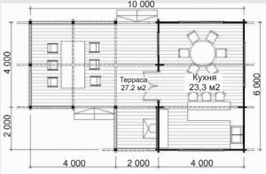 Беседка БС-И23 (6,0*10,0)
