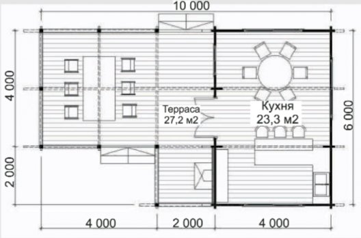Беседка БС-И23 (6,0*10,0)
