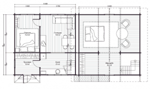 Дом И-19 (6,4 х 6,4)