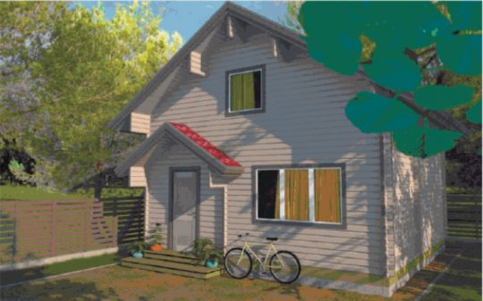 Дом И-19 (6,4 х 6,4)