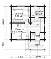 Дом К - 2(6,0 х 6,0)