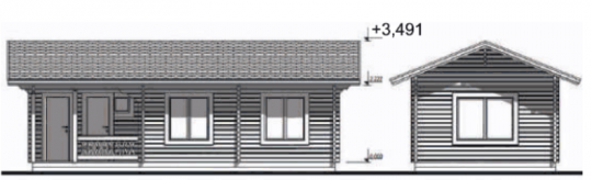 Хозблок ХБ-17 8,65 х 4,0