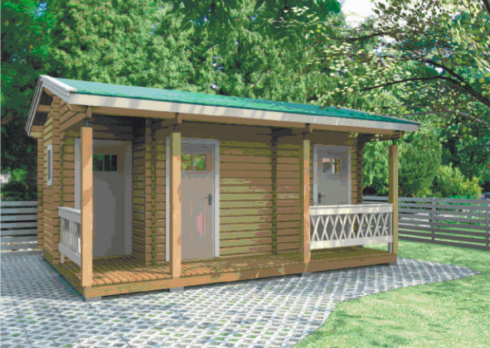 Хозблок ХБ-И2 4,0 х 5,5