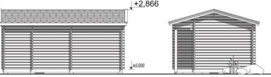 Хозблок ХБ-И3 3,7 х 5,6