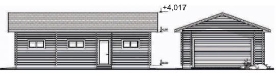 Гараж с баней ГР-И12 (11,27 х 7,27)