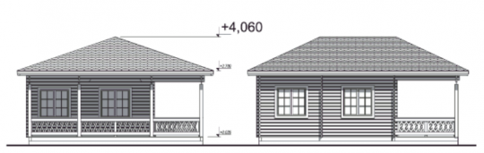 Летняя кухня ЛК-И4 7,0 х 8,0