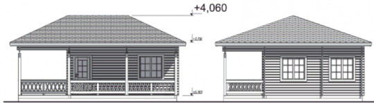 Летняя кухня ЛК-И4 7,0 х 8,0