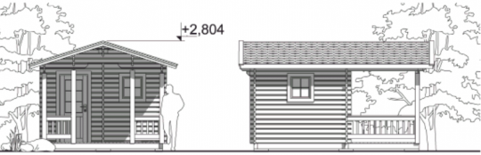 Летняя кухня ЛК-И11 3,2 х 4,43