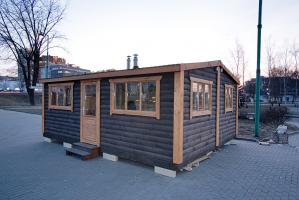 Двухмодульная баня