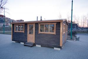 Двухмодульная баня