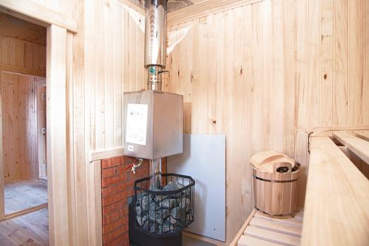 Двухмодульная баня